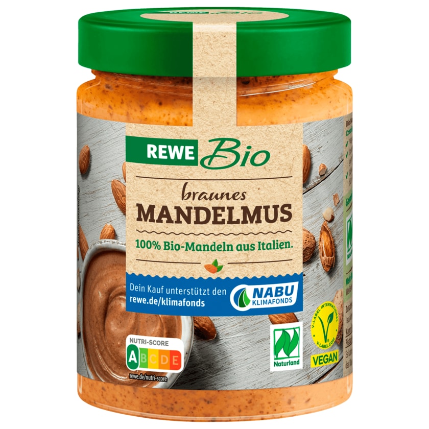 REWE Bio Mandelmus braun 250g